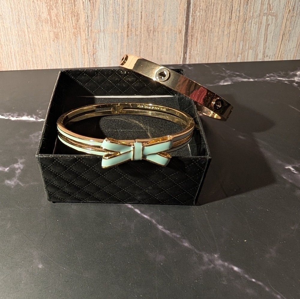 1 Kate Spade *Buyers Choice* Elegant Gold Bangle Bracelets EUC